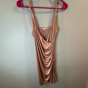 Charlotte Russe Shimmery Pink Sleeveless Top